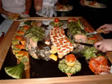 Salmon Centrepiece, Served by Chef